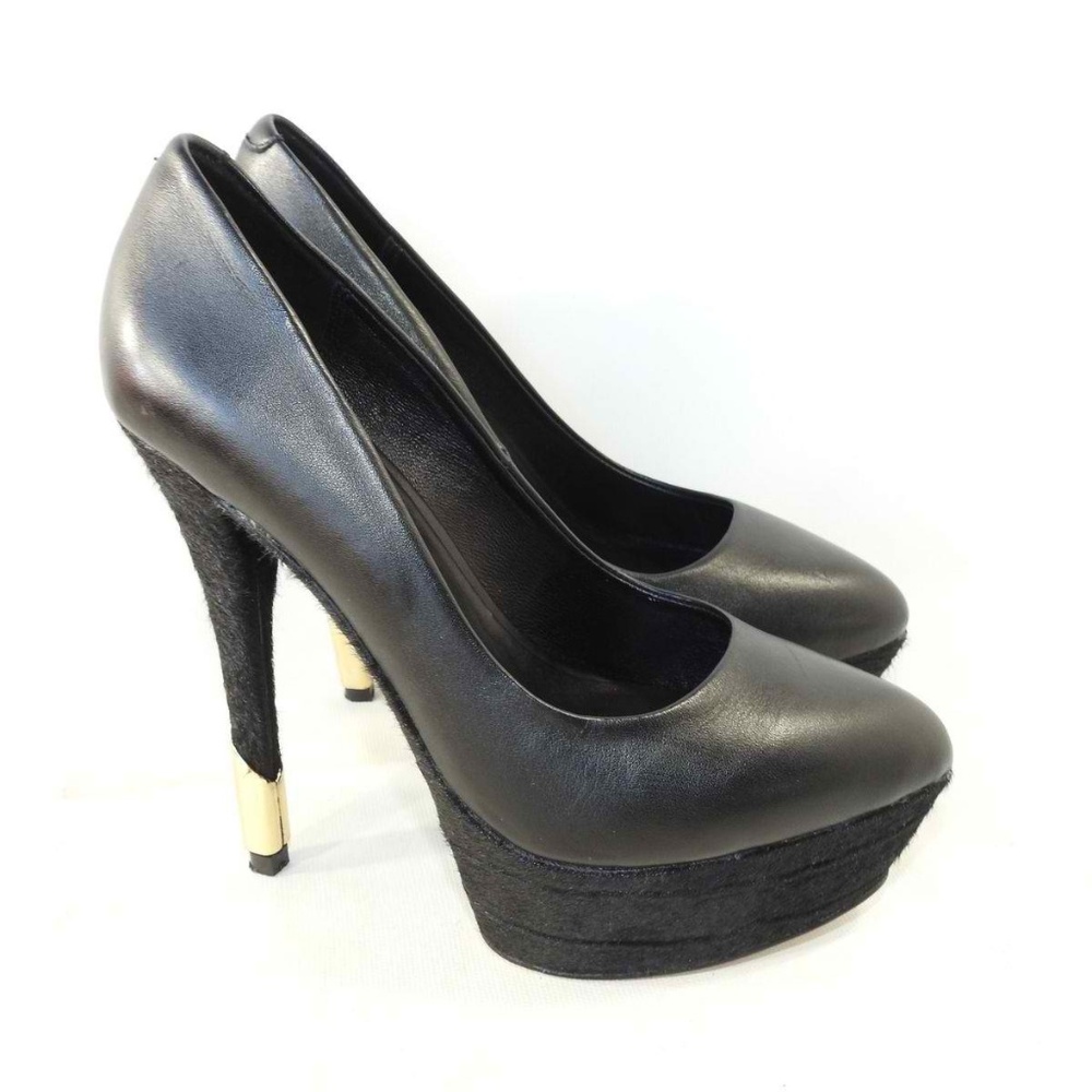 Kate Ferguson Size 6.5 Black Pumps Womens C1C C22
